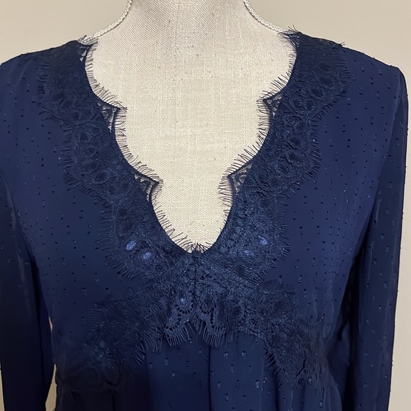 Mason & Belle navy empire waist top. small - Picture 2 of 10